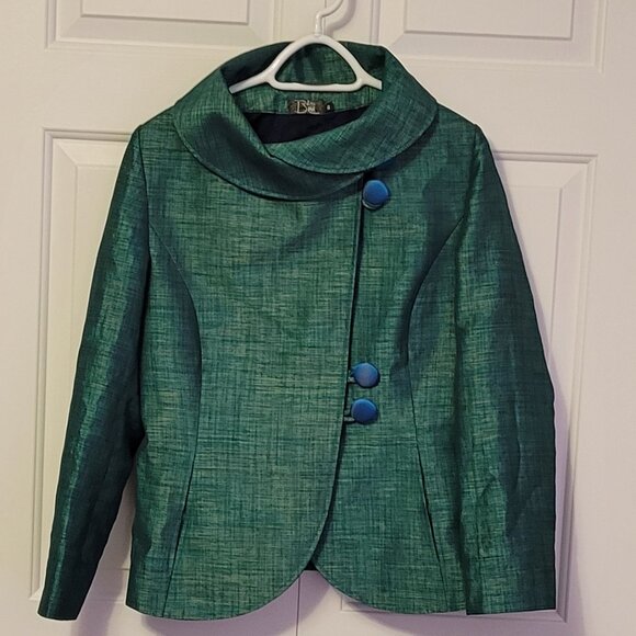 Like New Beautiful 50's Style Blazer with Pockets (P to P 20") - Picture 1 of 3